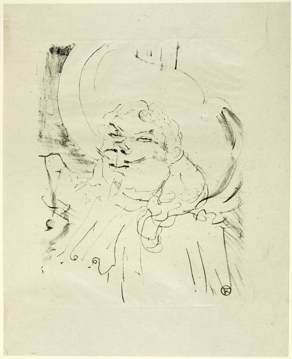 Coquelin, o Velho, das Litografias de Treize de Henri de Toulouse Lautrec