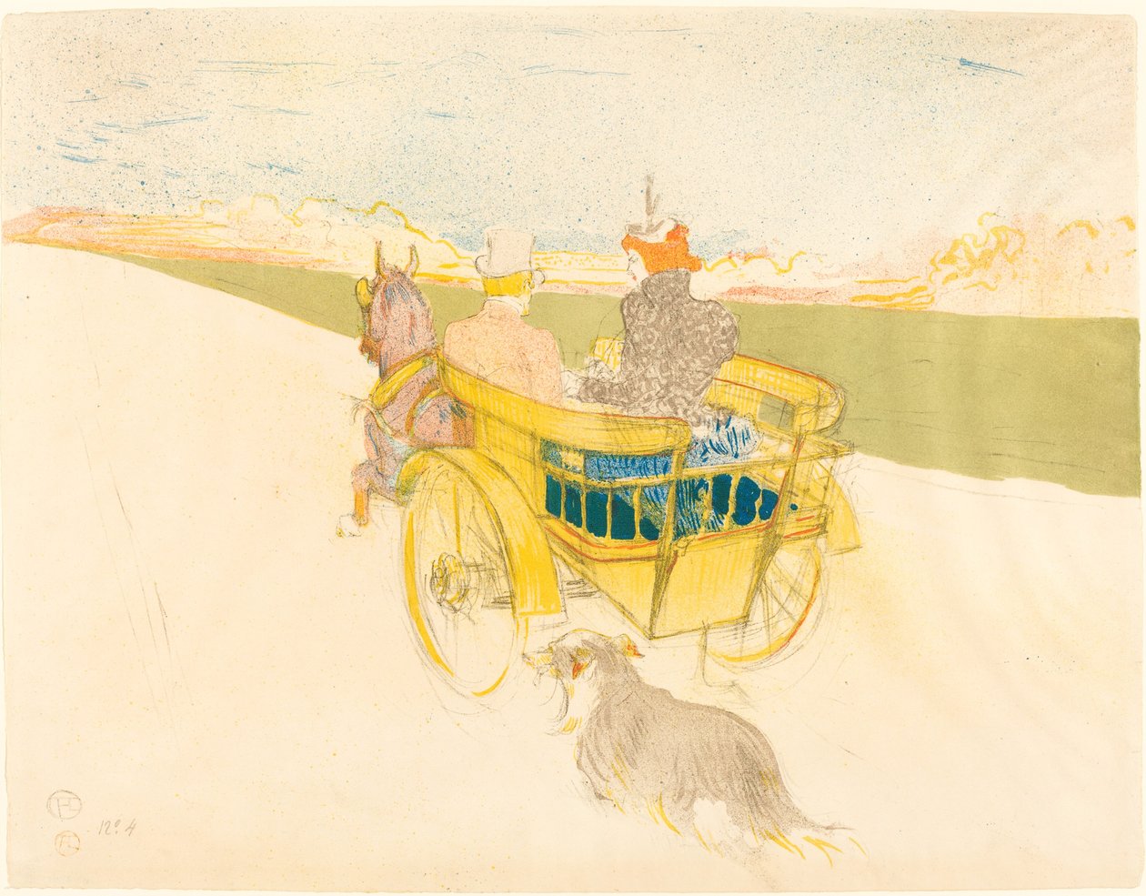 Passeio pelo país de Henri de Toulouse Lautrec