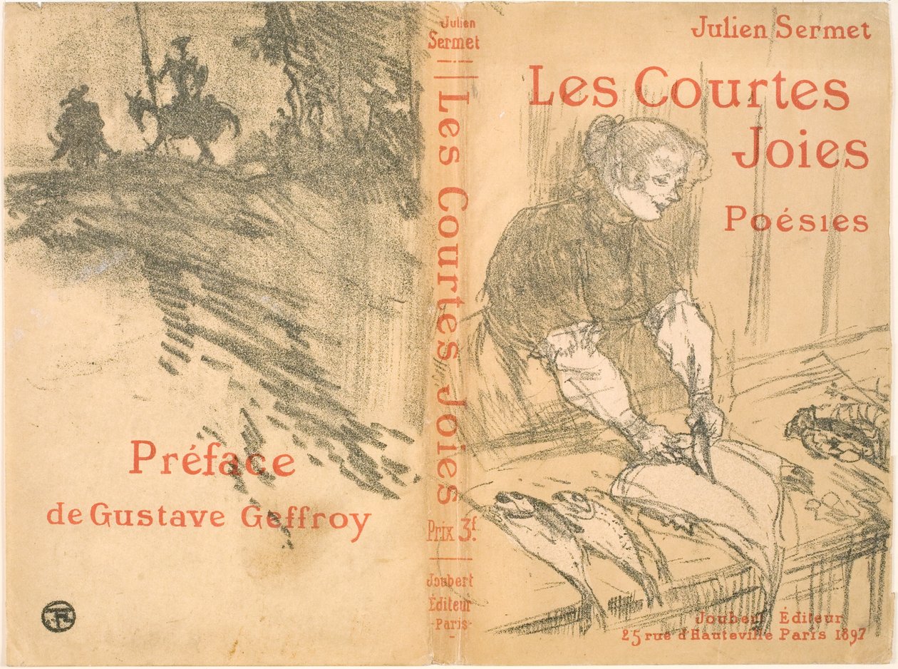 Capa para As Pequenas Alegrias de Henri de Toulouse Lautrec