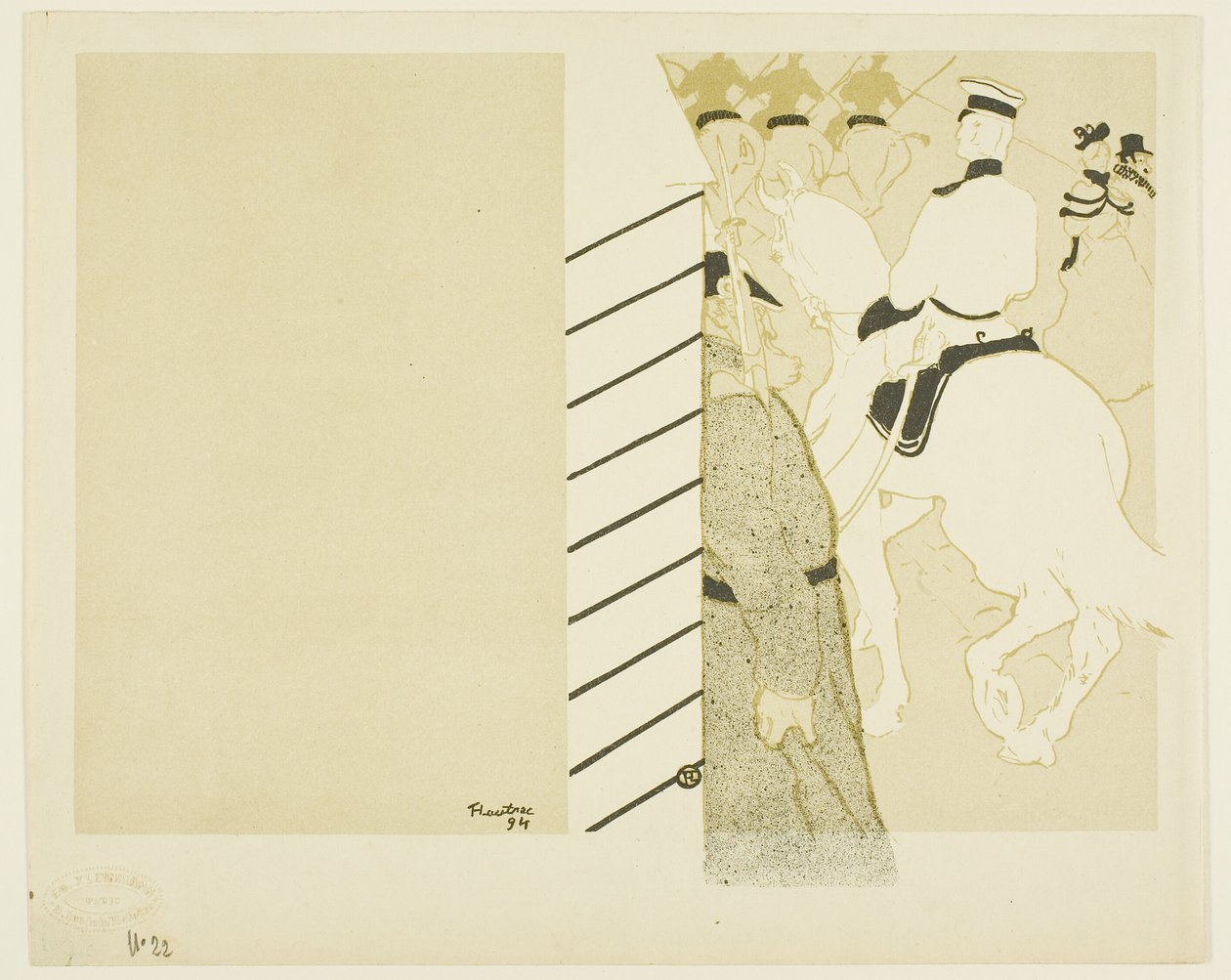 Capa para Babylon da Alemanha de Henri de Toulouse Lautrec
