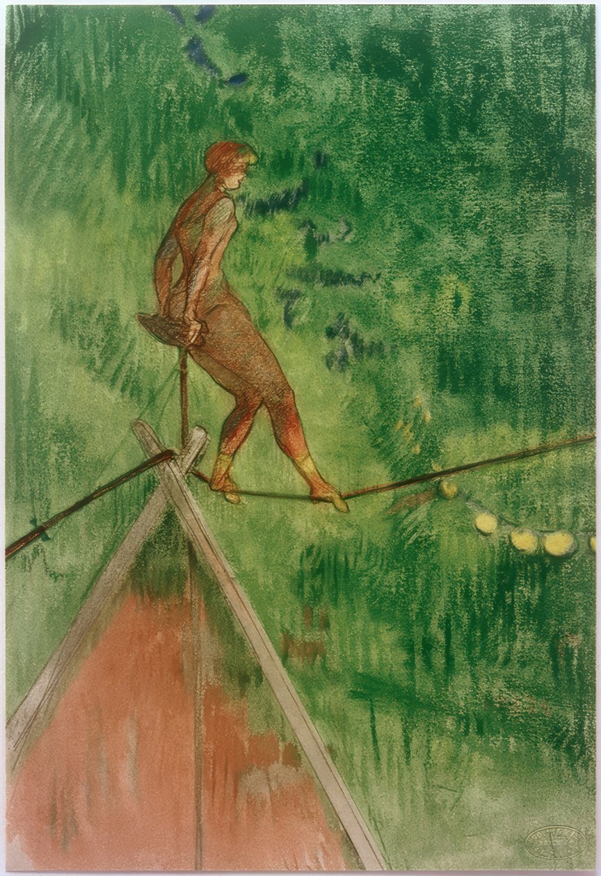 Dançarino de corda de Henri de Toulouse Lautrec