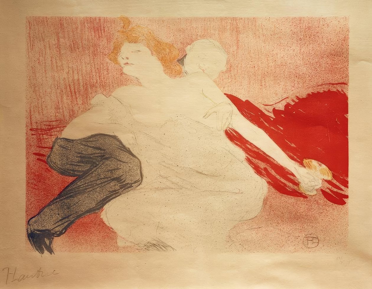 pervertido de Henri de Toulouse Lautrec