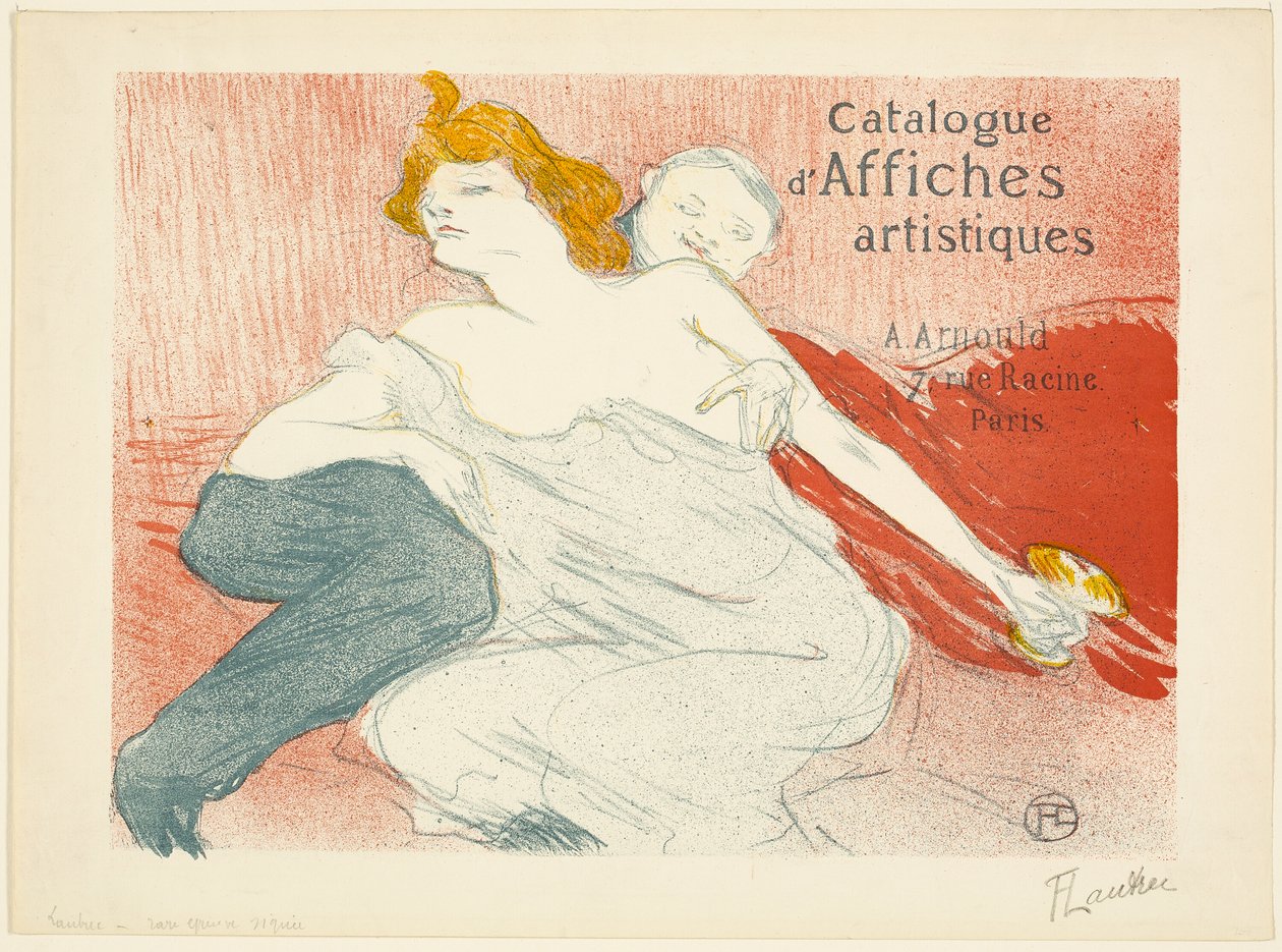 Deboche (segunda placa) de Henri de Toulouse Lautrec