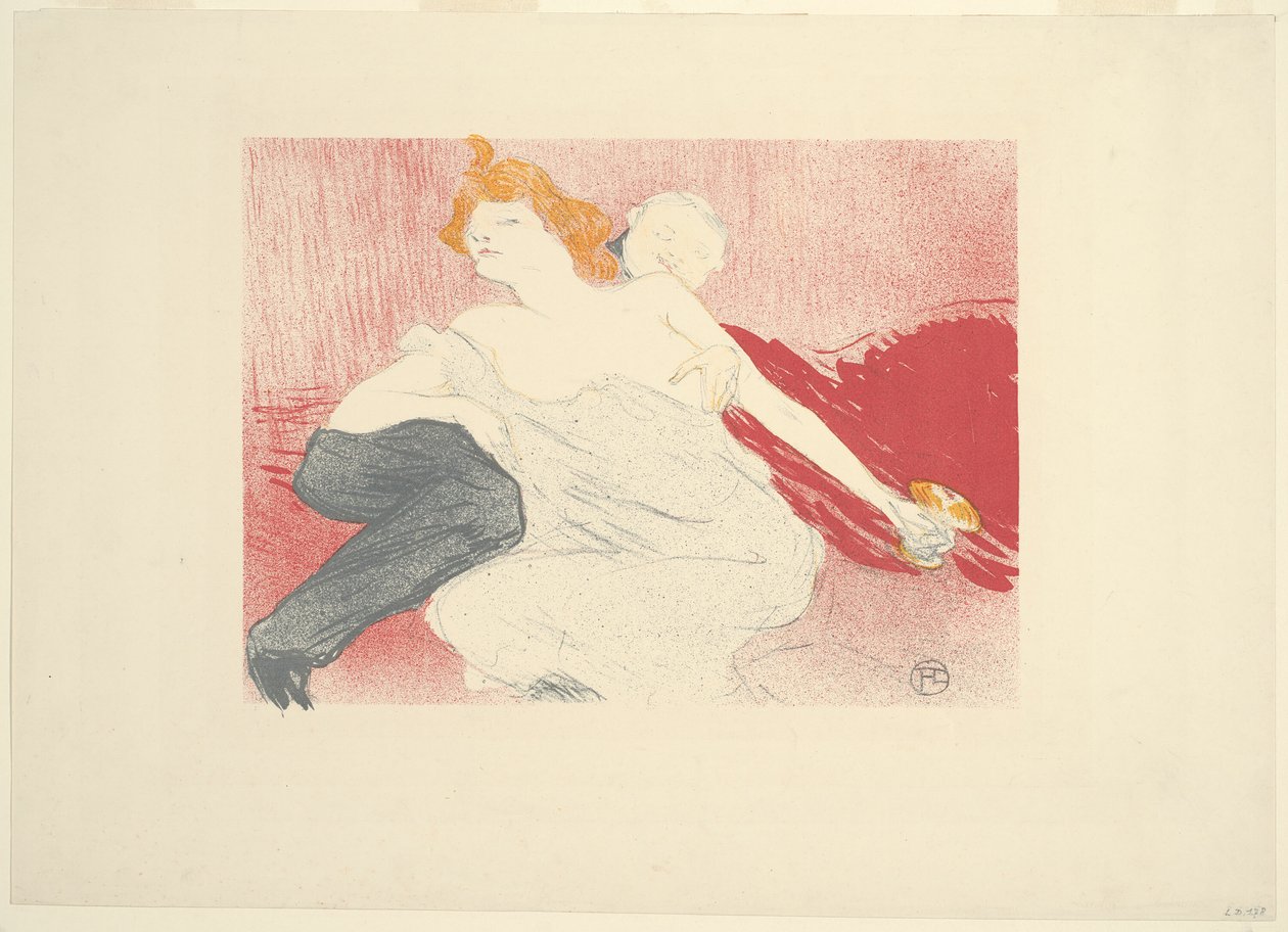 Deboche (segunda placa) de Henri de Toulouse Lautrec