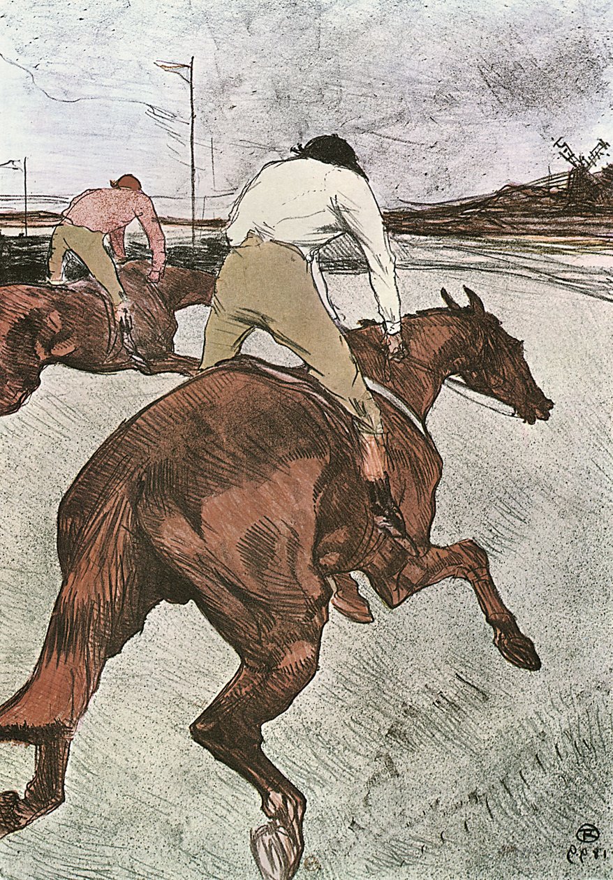 O Jockey de Henri de Toulouse Lautrec