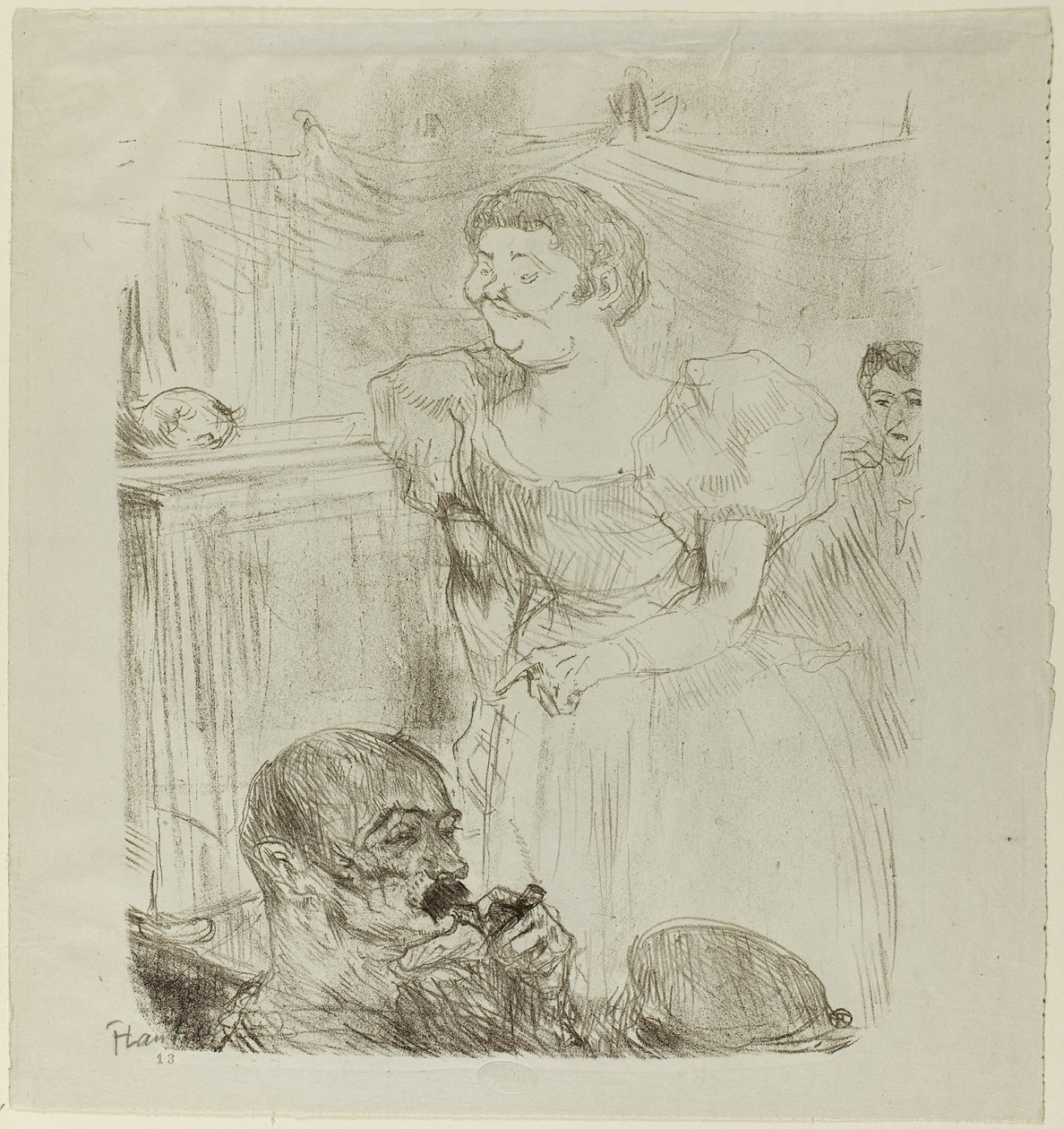 Di ti Fellow, Cantor Inglês em um Café-Concerto de Henri de Toulouse Lautrec