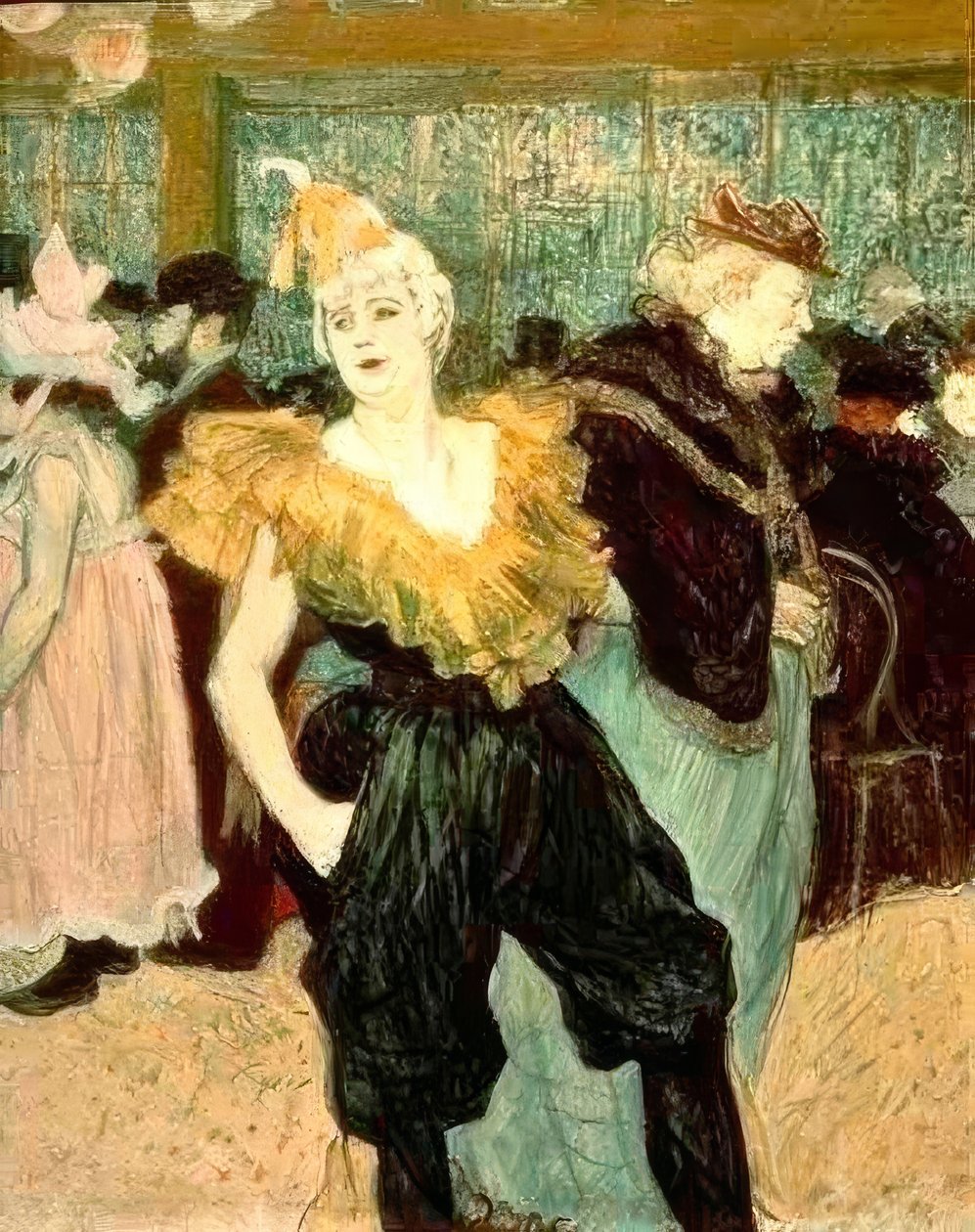 Die Clownesse Cha-U-Kao de Henri de Toulouse Lautrec