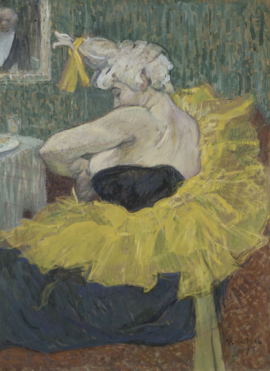 Die Clownesse Cha-U-Kao, 1895 de Henri de Toulouse Lautrec
