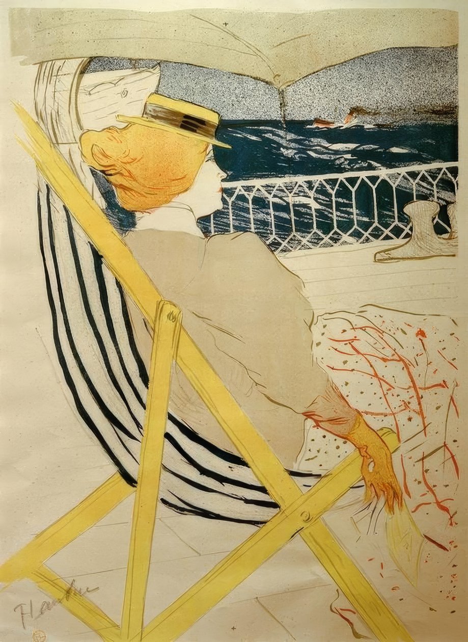 Os viajantes da cabine 54 de Henri de Toulouse-Lautrec