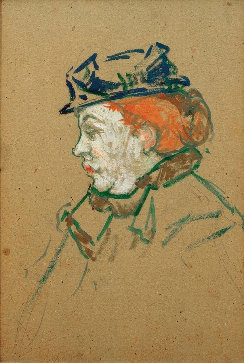A dançarina Gabrielle de Henri de Toulouse Lautrec