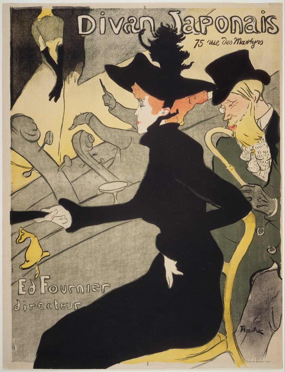 Sofá japonês de Henri de Toulouse Lautrec