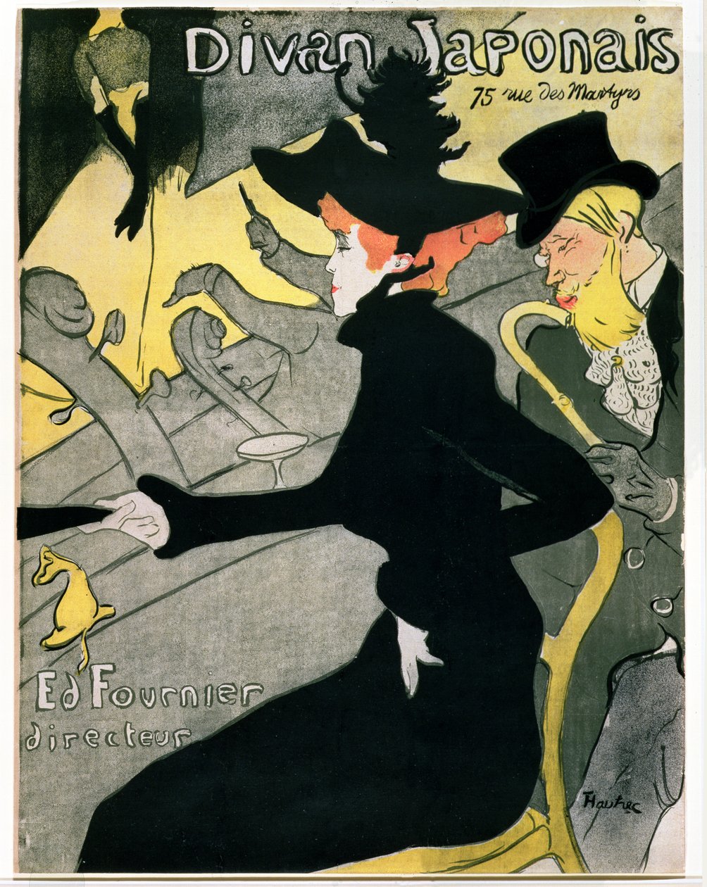 Sofá japonês, 1893 de Henri de Toulouse Lautrec