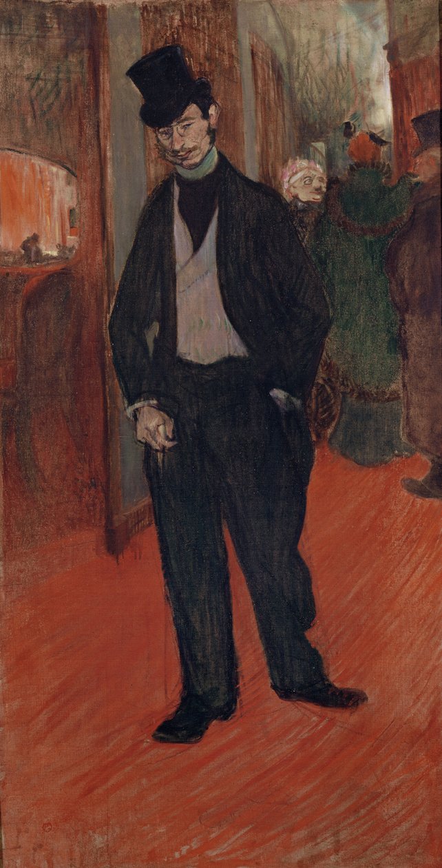 Doutor Gabriel Tapié de Céleyran em um salão de teatro, 1894 de Henri de Toulouse Lautrec