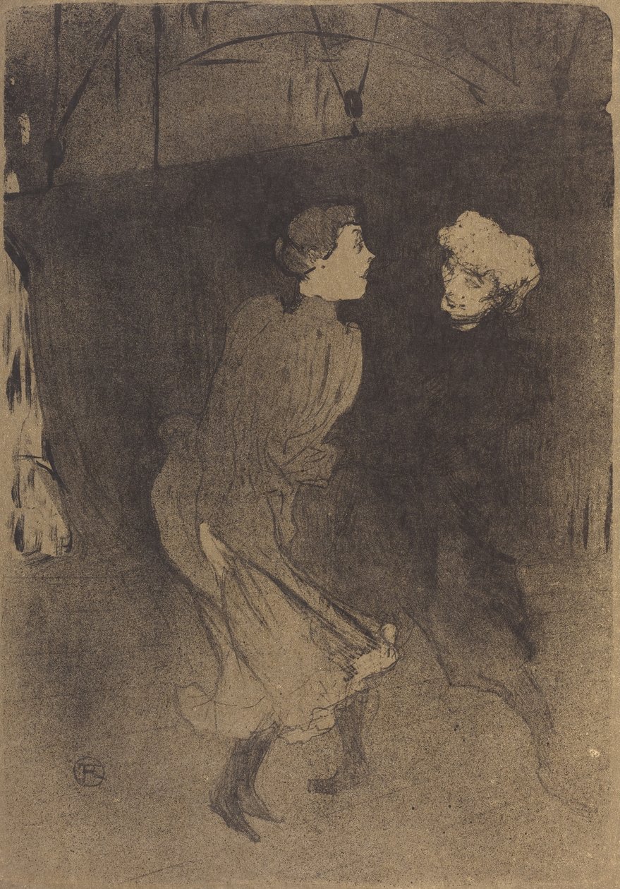 Ensaio geral no Folies-Bergère de Henri de Toulouse Lautrec