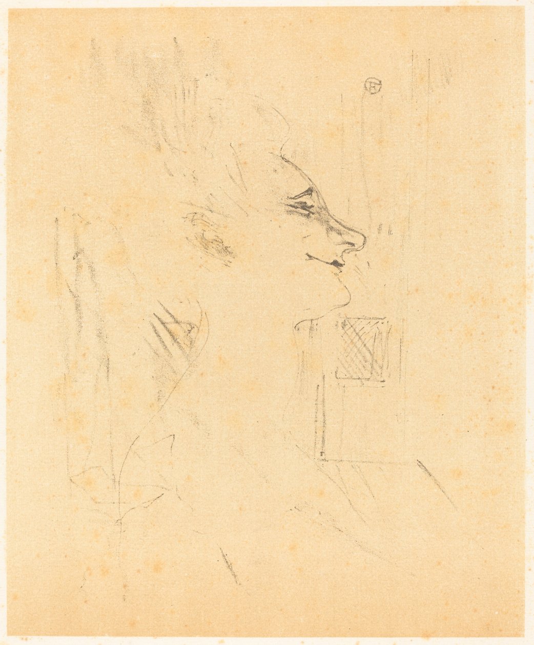 Bêbado (Soularde) de Henri de Toulouse Lautrec