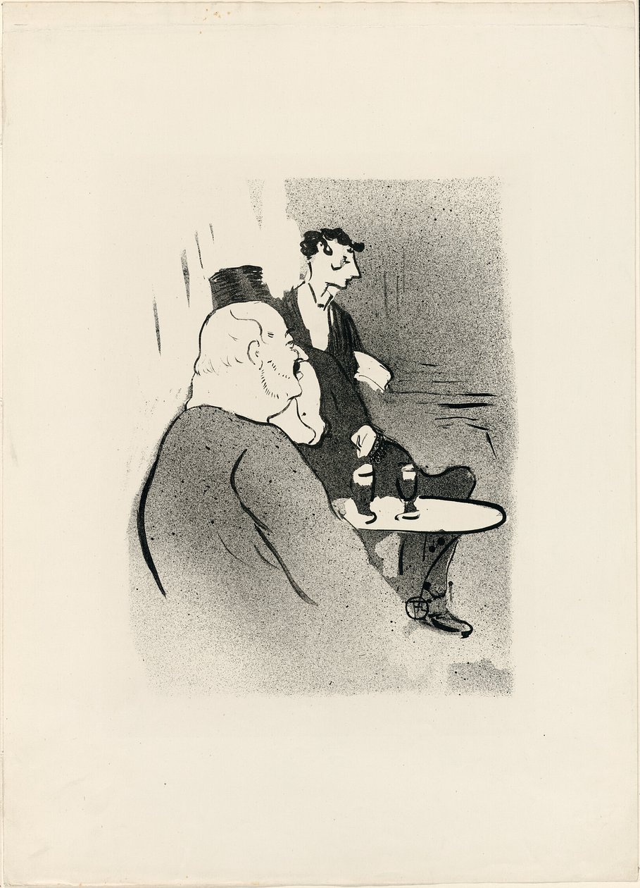 Ducarre no Ambassadeurs, de Le Café-Concert de Henri de Toulouse Lautrec
