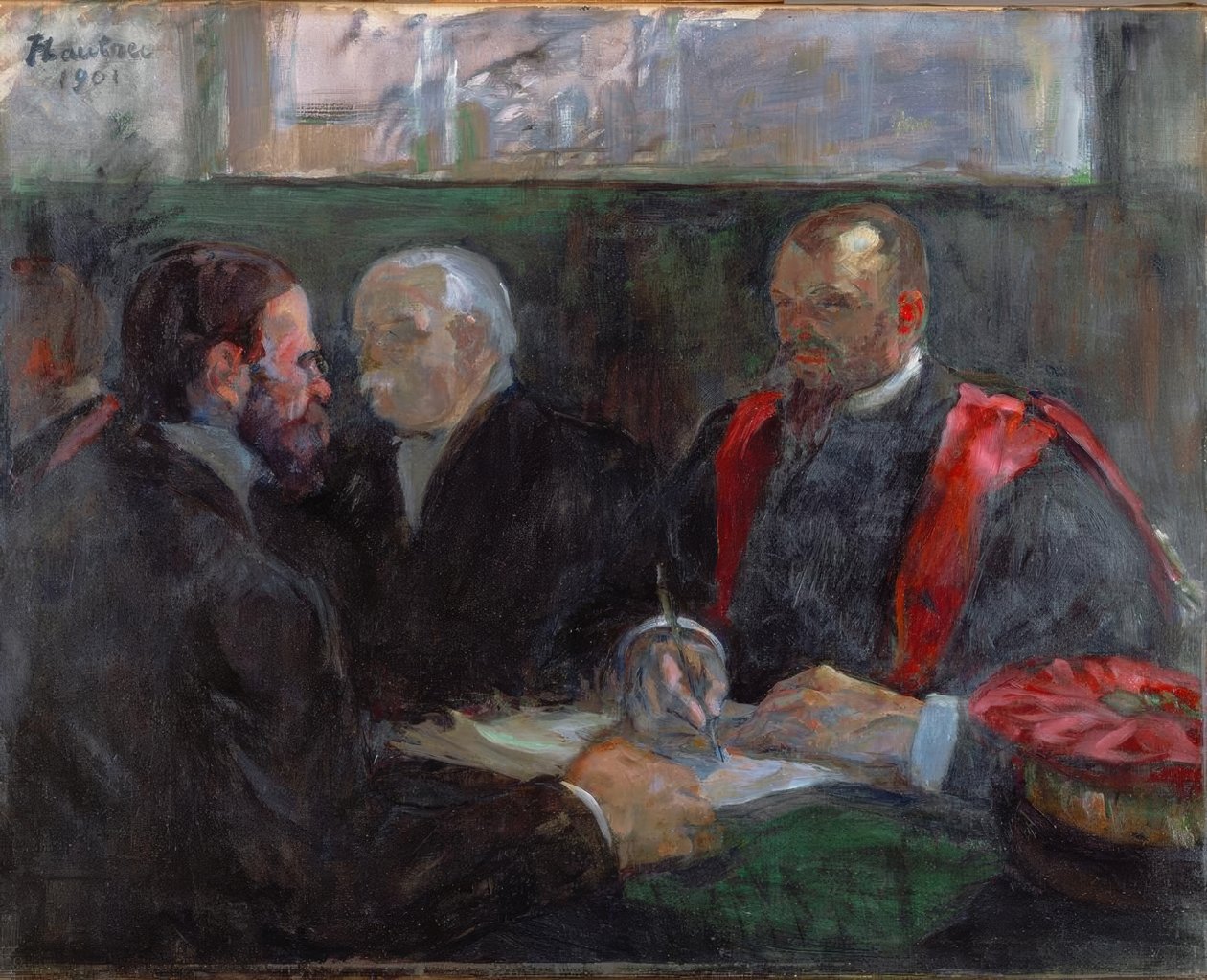 Um exame na escola de medicina de Paris de Henri de Toulouse Lautrec