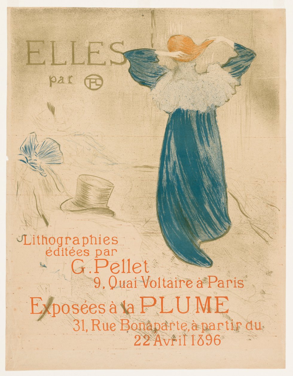 Eles: Frontispício, 1896. de Henri de Toulouse Lautrec