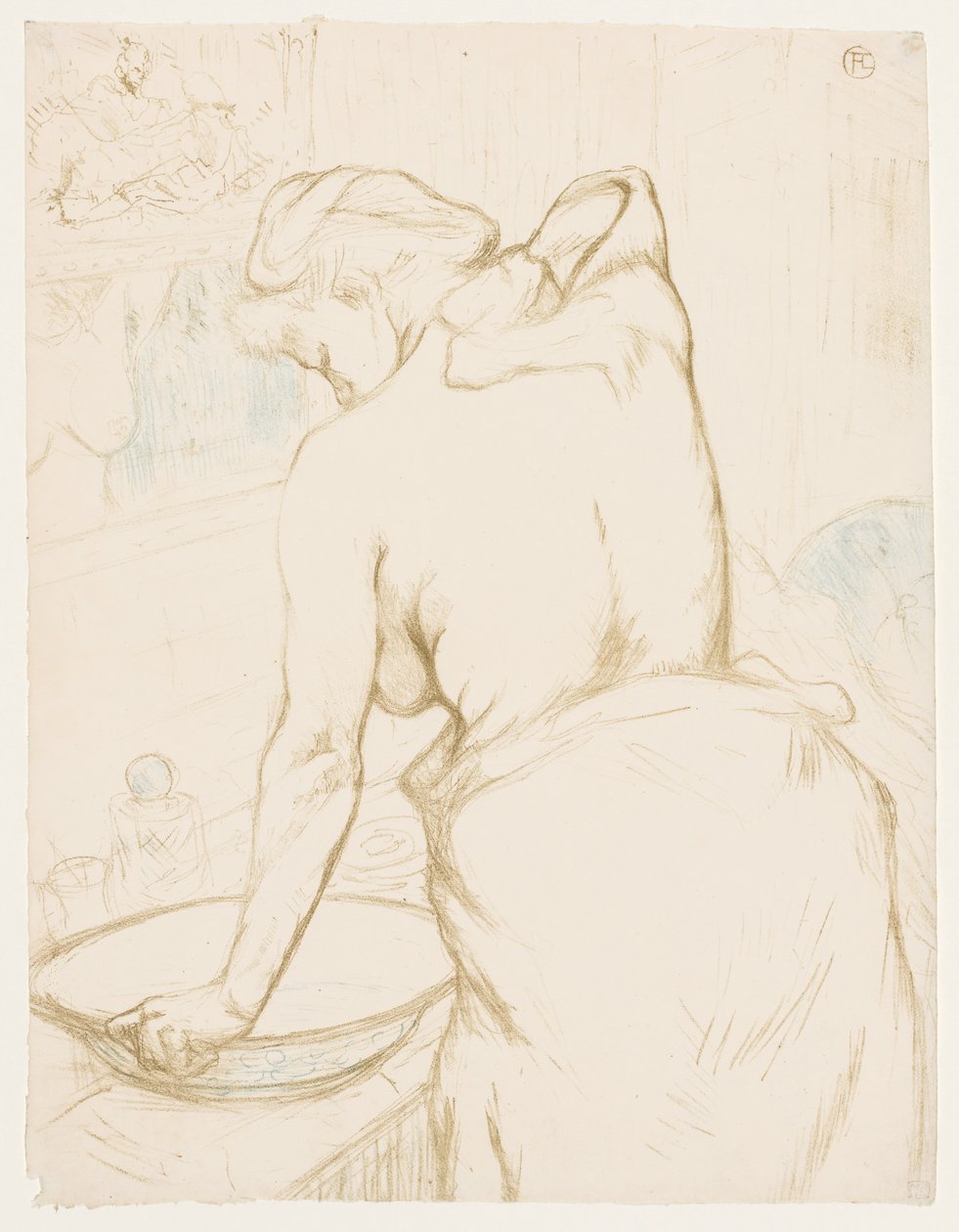 Elles: The Toilet, 1896. de Henri de Toulouse Lautrec