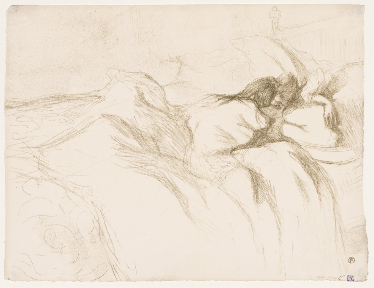 Elles: Mulher dormindo de Henri de Toulouse Lautrec