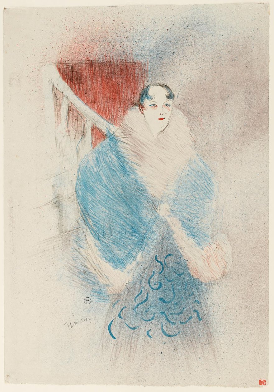 Elsa, chamada de vienense de Henri de Toulouse Lautrec