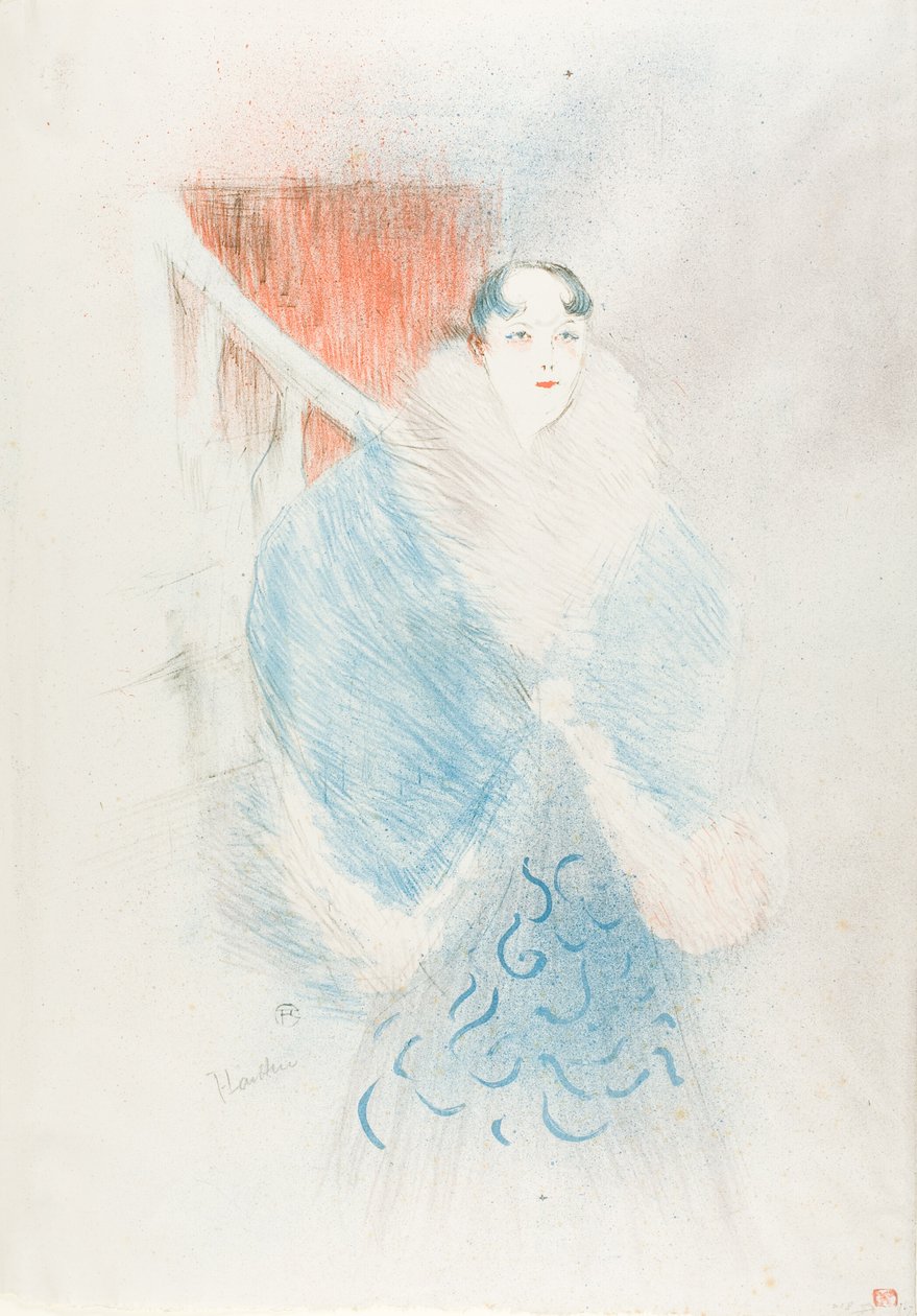Elsa, chamada The Vienense de Henri de Toulouse Lautrec