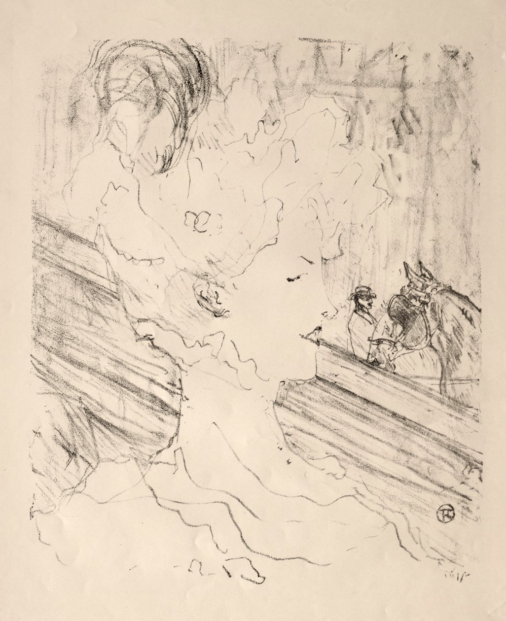 Emilienne d&39;Alençon. de Henri de Toulouse Lautrec