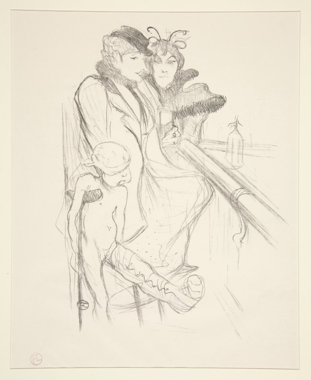 Eros Vanquished (Eros Vanquished) de Henri de Toulouse Lautrec