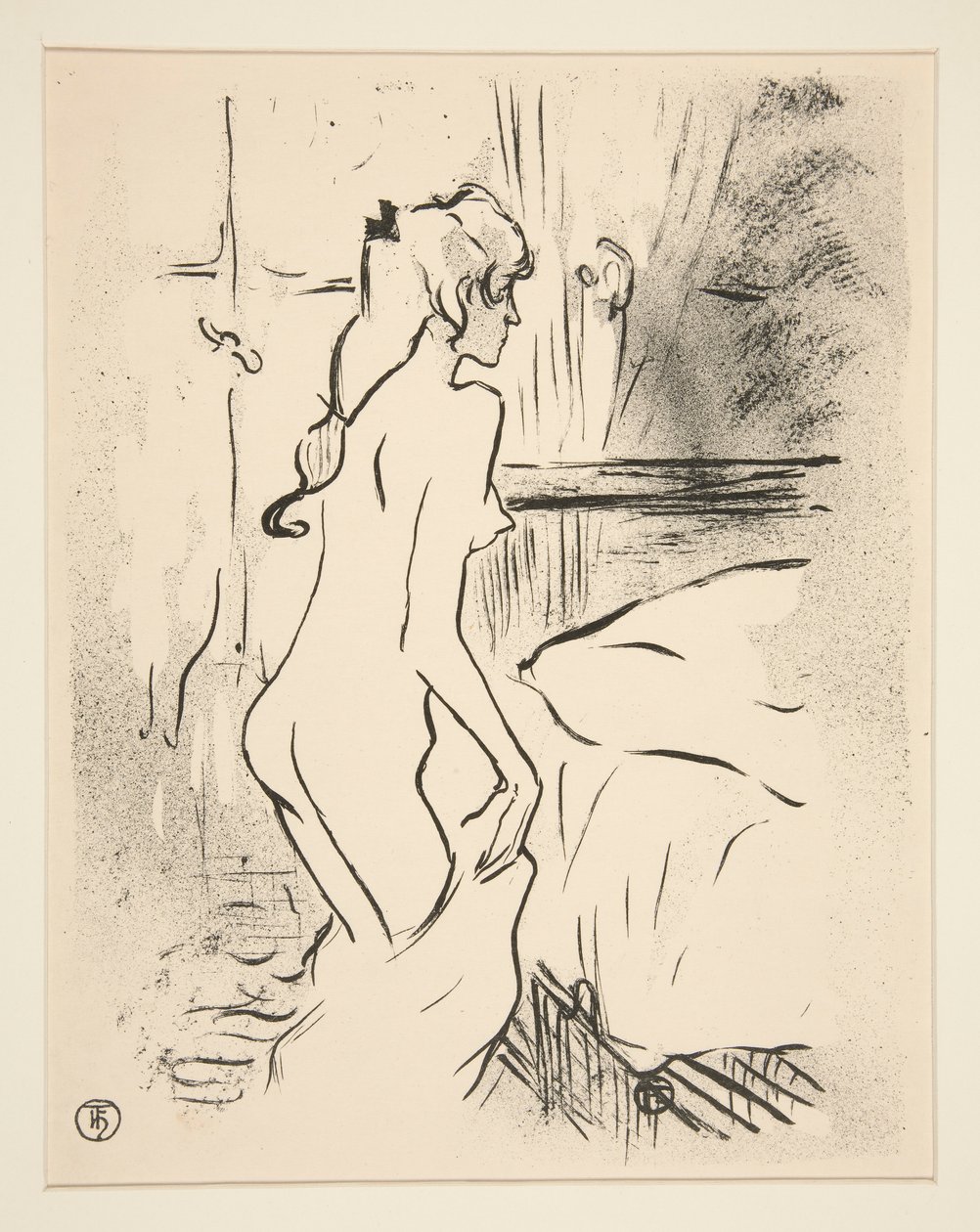 Etude de femme (Estudo de uma Mulher) de Henri de Toulouse Lautrec