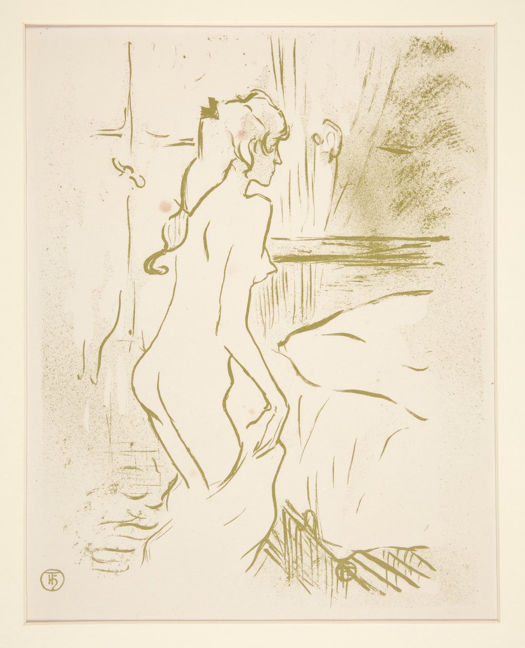Etude de femme (Estudo de uma mulher) de Henri de Toulouse Lautrec
