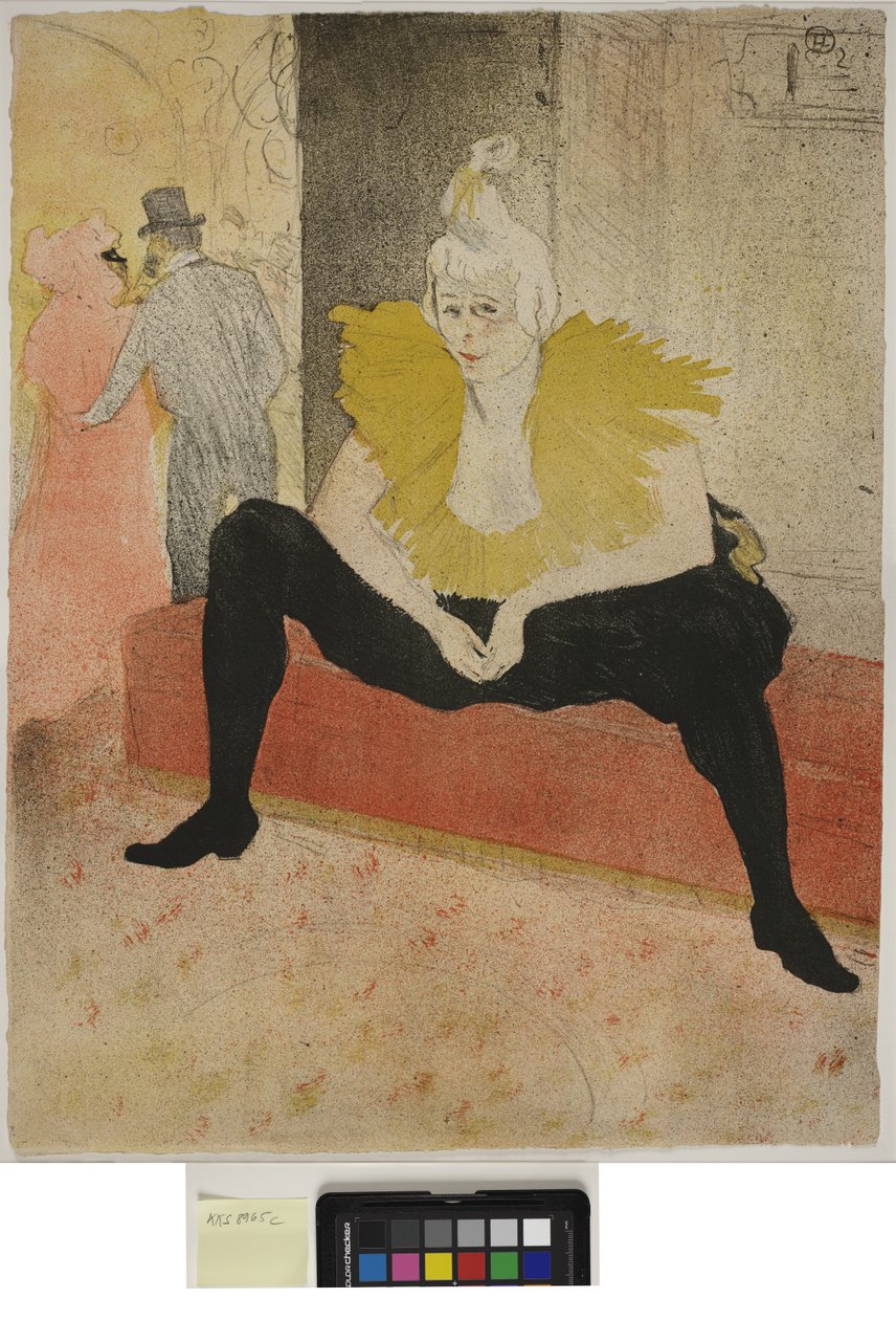 Mulher na Bandeja, Café da Manhã, Madame Baron e Mademoiselle Popo de Henri de Toulouse Lautrec