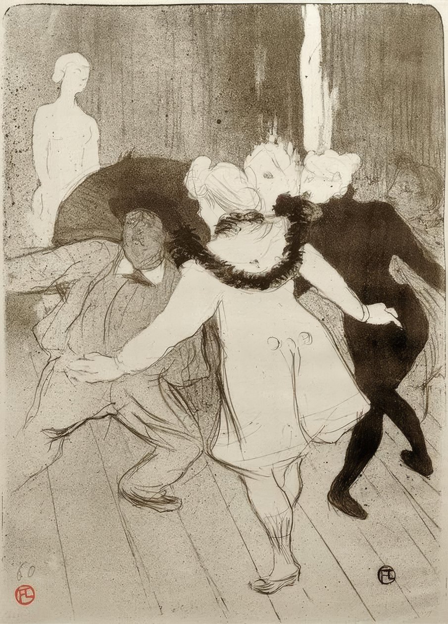 Folies Bergère, A Modéstia de Monsieur Prudhomme de Henri de Toulouse Lautrec