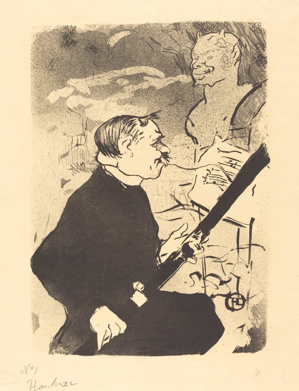Para você (Despeje toi!...) de Henri de Toulouse Lautrec