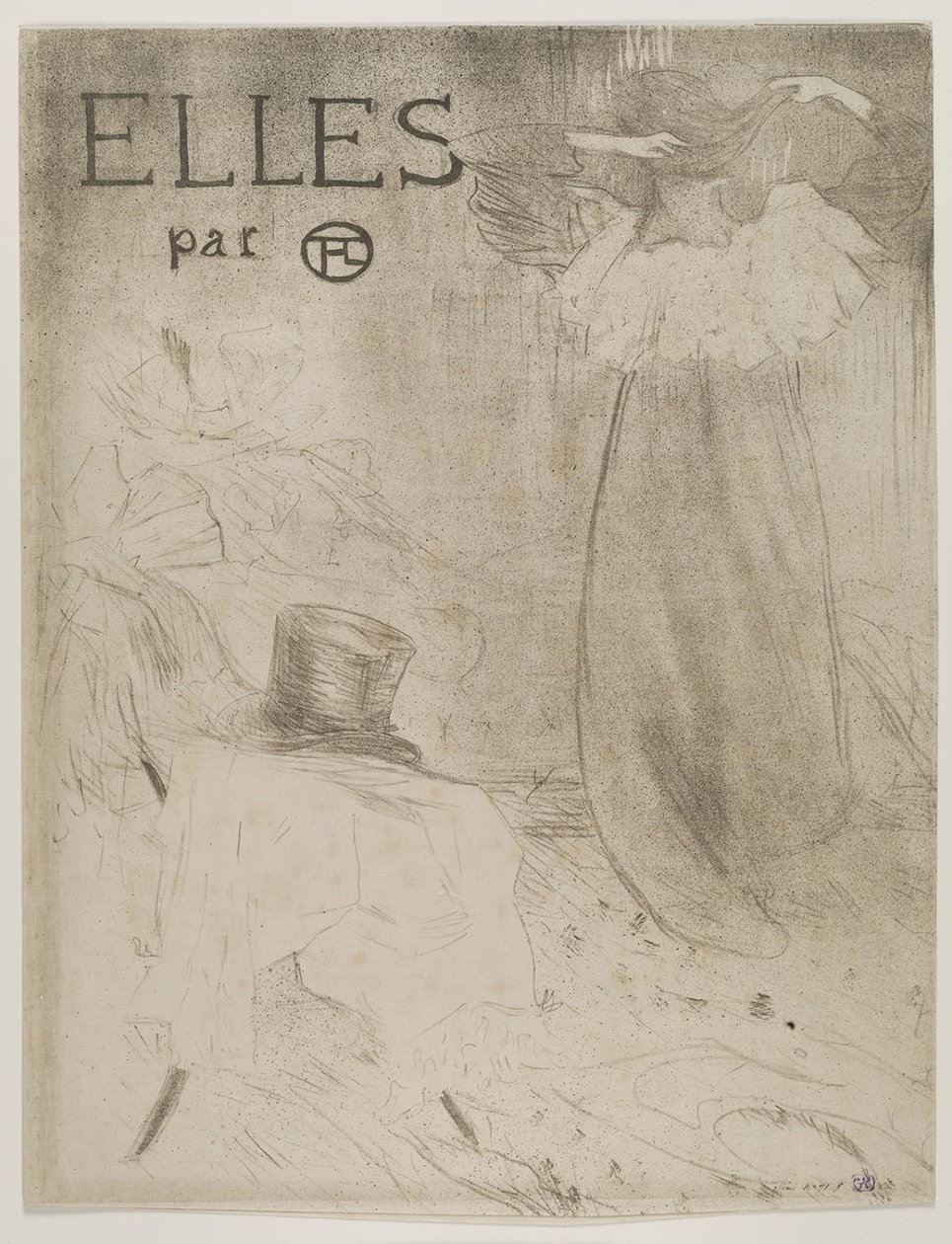 Frontispício para mulheres de Henri de Toulouse Lautrec