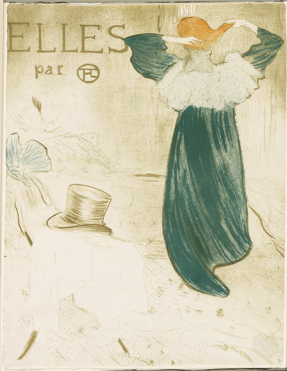 Frontispício, de Elles de Henri de Toulouse Lautrec
