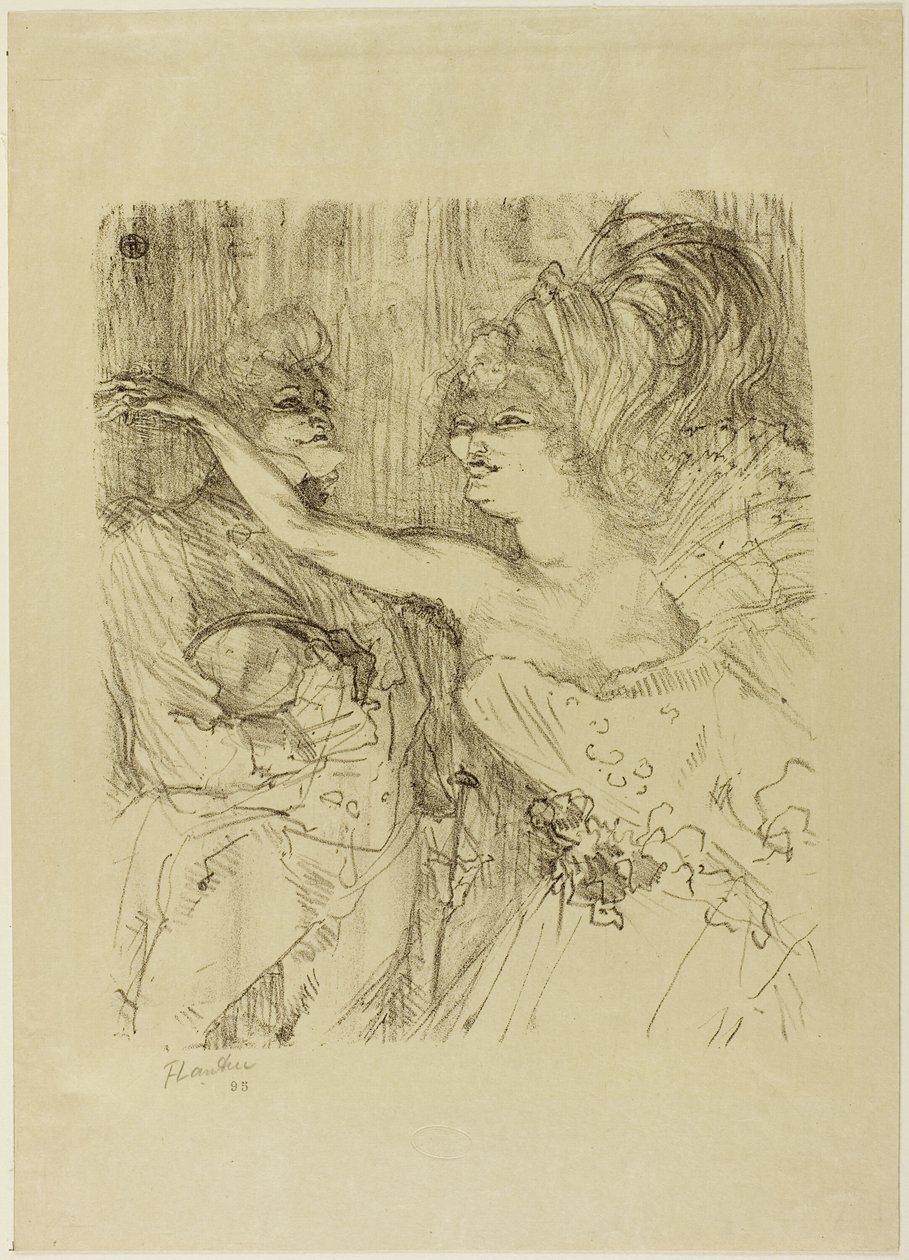 Guy e Mealy, em "Paris qui Marche" de Henri de Toulouse Lautrec