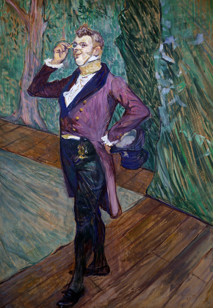 Henry de Samary, ator da Comedie Francaise de Henri de Toulouse Lautrec