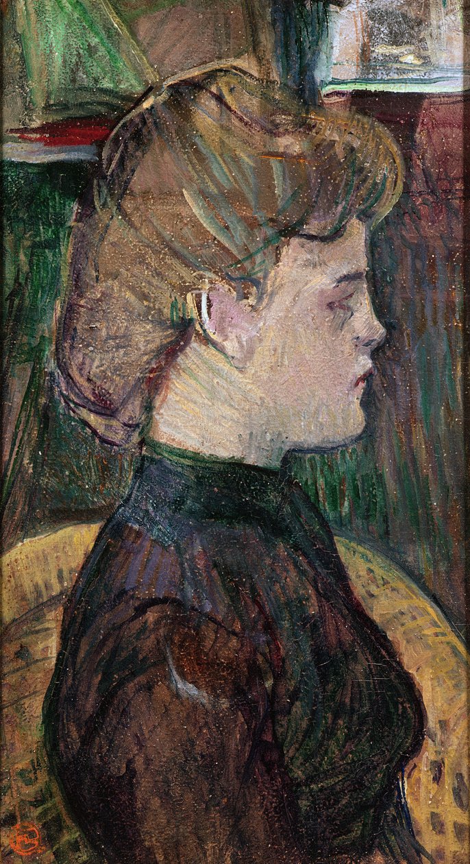 Hélène V. Juliette Vary, 1888 (óleo sobre madeira) de Henri de Toulouse Lautrec