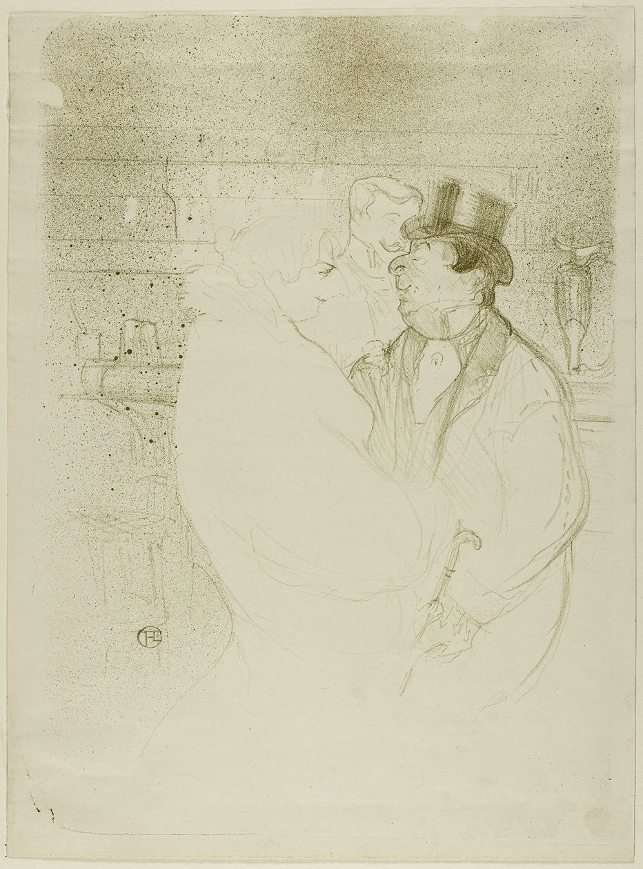 Ida Heath no Bar de Henri de Toulouse Lautrec