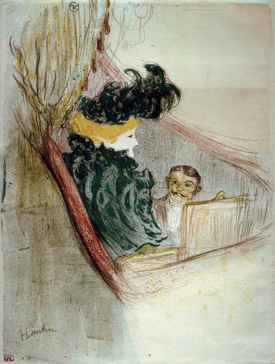 Idílio principesco de Henri de Toulouse Lautrec