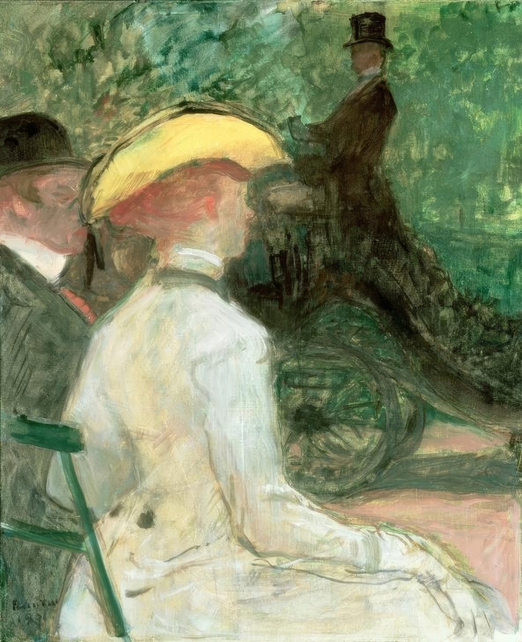 Im Bois de Boulogne de Henri de Toulouse Lautrec