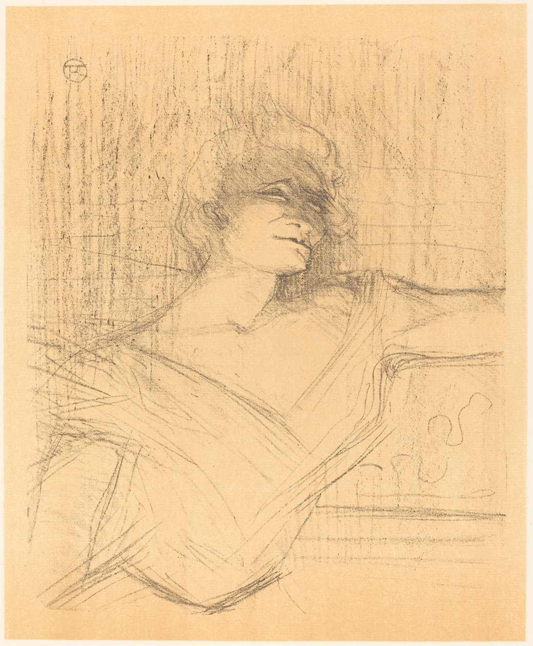 Em "La glu" (Em "La glu") de Henri de Toulouse Lautrec