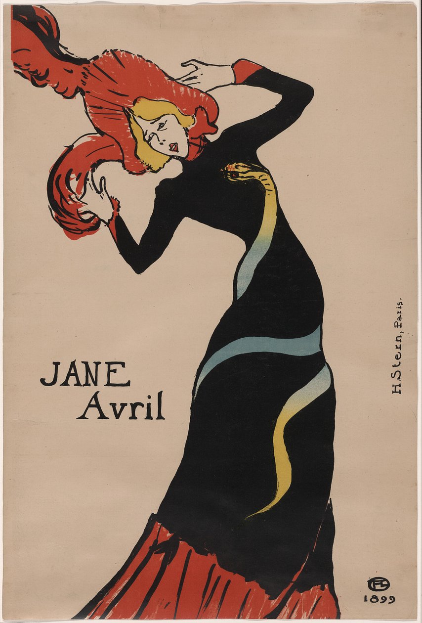 Jane Avril de Henri de Toulouse Lautrec