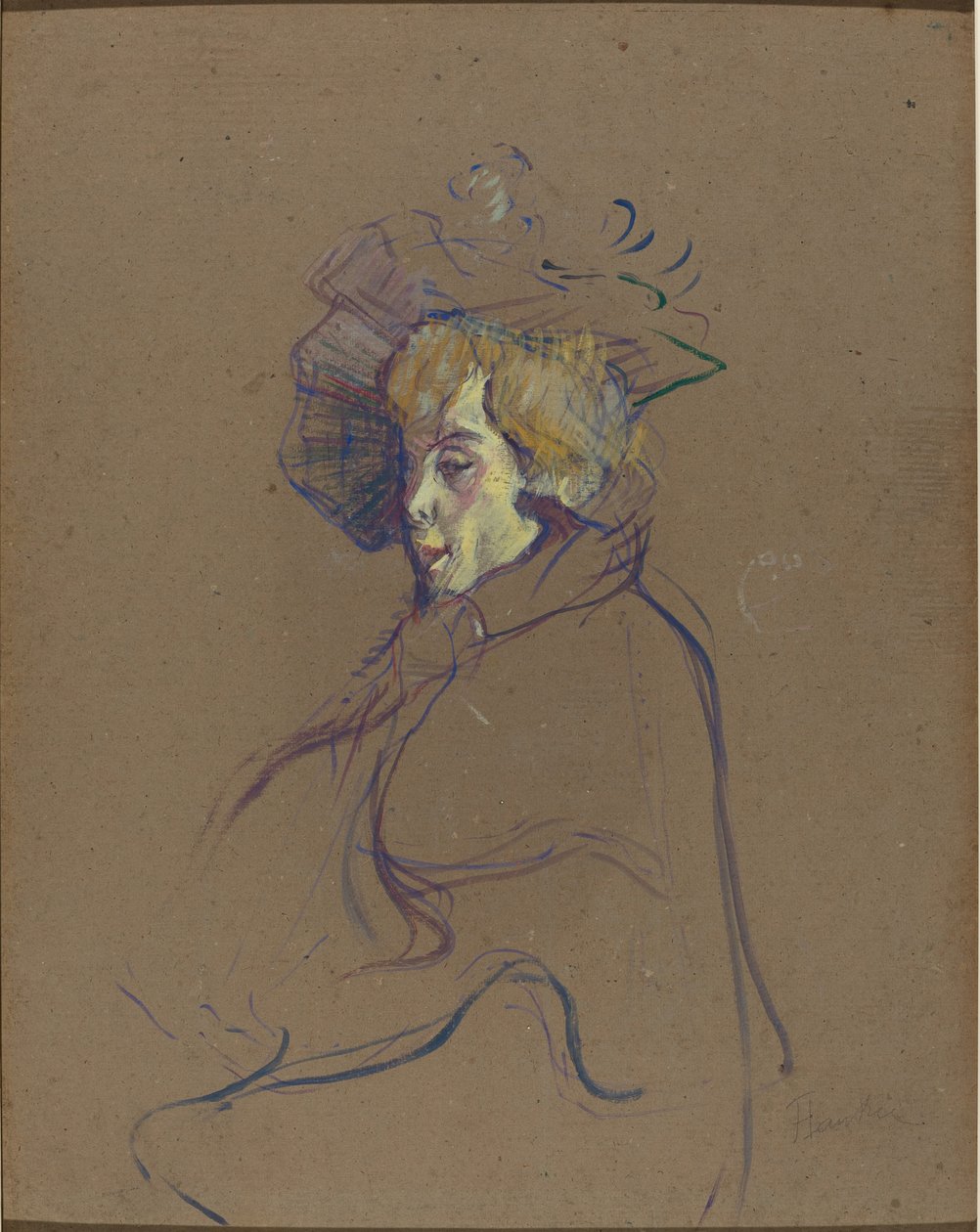 Jane Avril, 1892. de Henri de Toulouse Lautrec