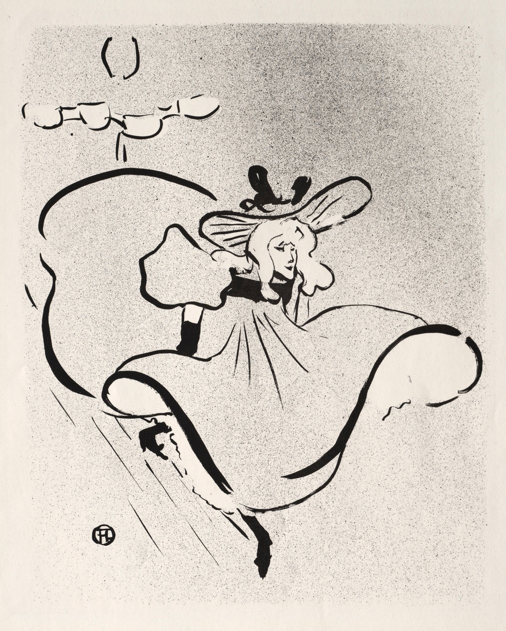 Jane April, 1893. de Henri de Toulouse Lautrec
