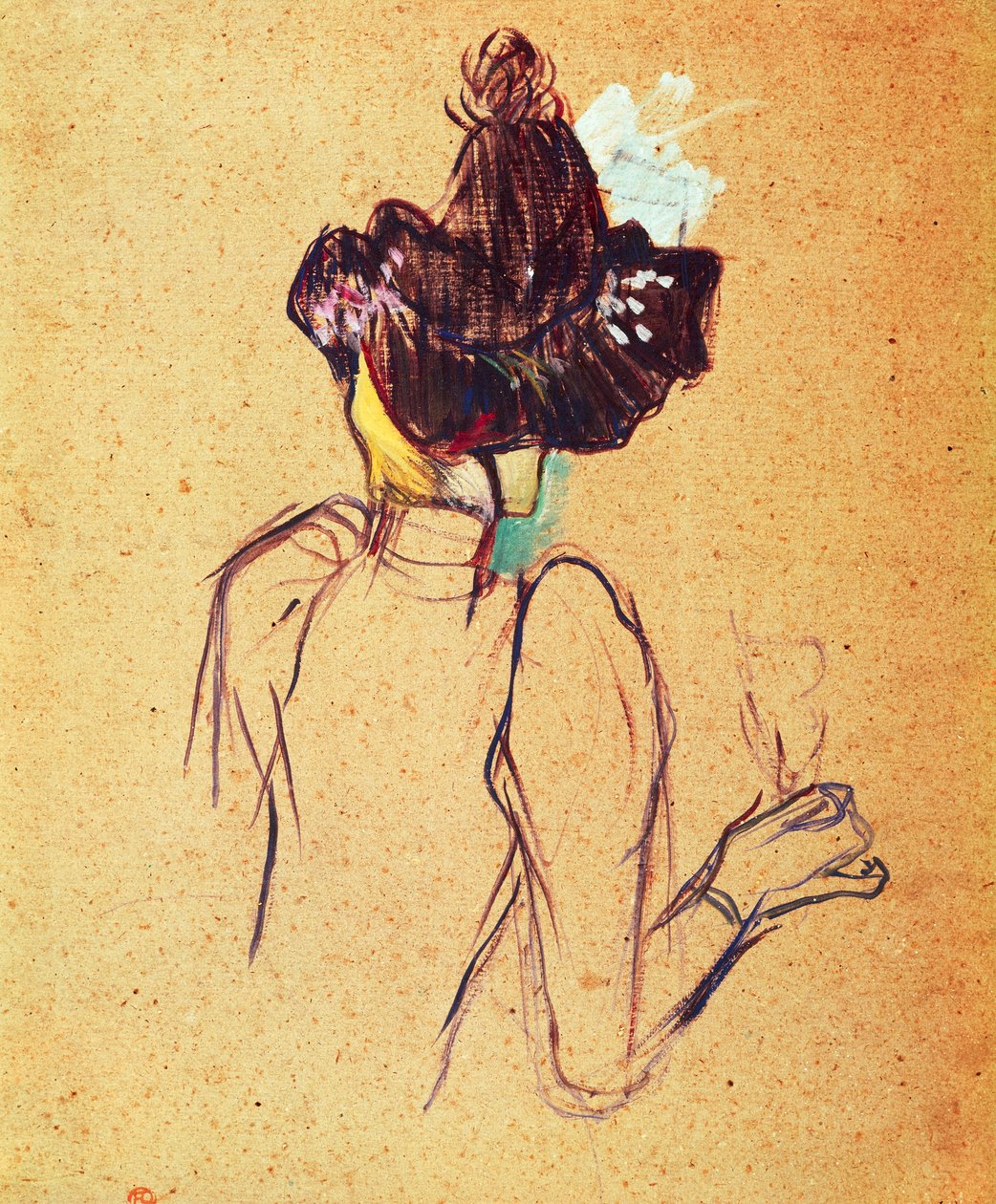 Jane Avril de Henri de Toulouse Lautrec (1864-1901) de Henri de Toulouse Lautrec