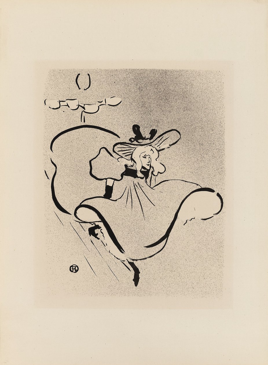 Jane Avril, de Le Café-Concert de Henri de Toulouse Lautrec