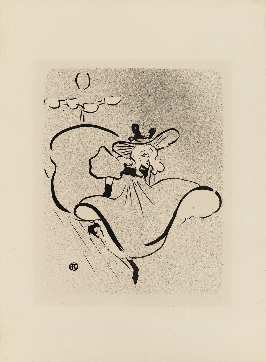 Jane Avril, de Le Café-Concert de Henri de Toulouse Lautrec
