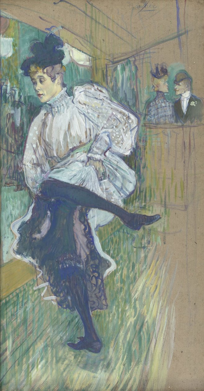 Jeanne abril a dançar de Henri de Toulouse Lautrec