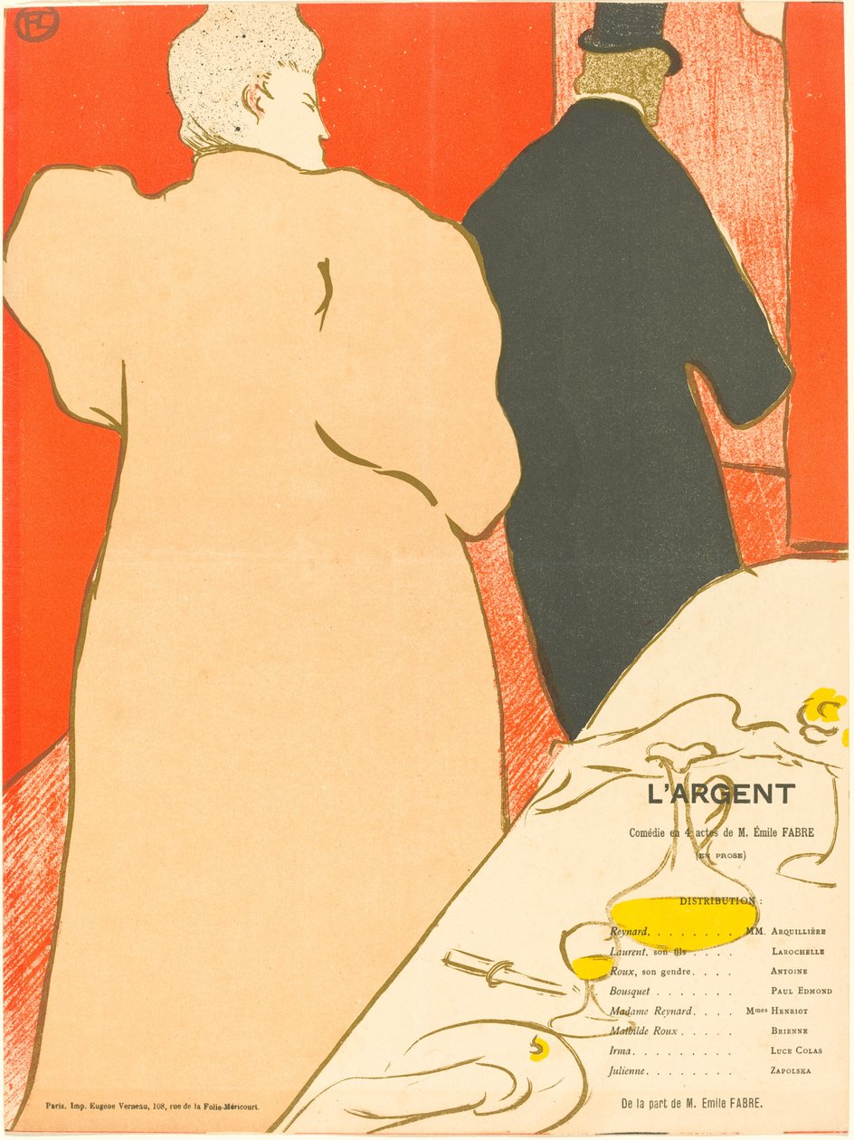 Dinheiro de Henri de Toulouse Lautrec